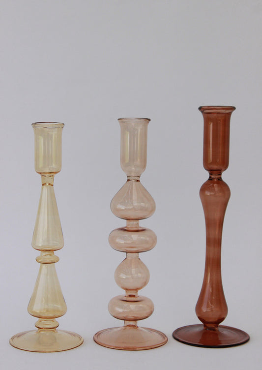 Candle holders trio