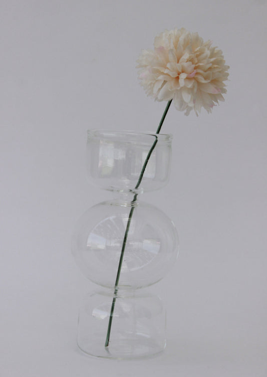 Transparent petite vase