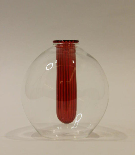 Ruby heart vase